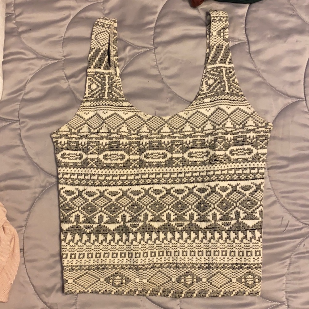 Patterned crop top